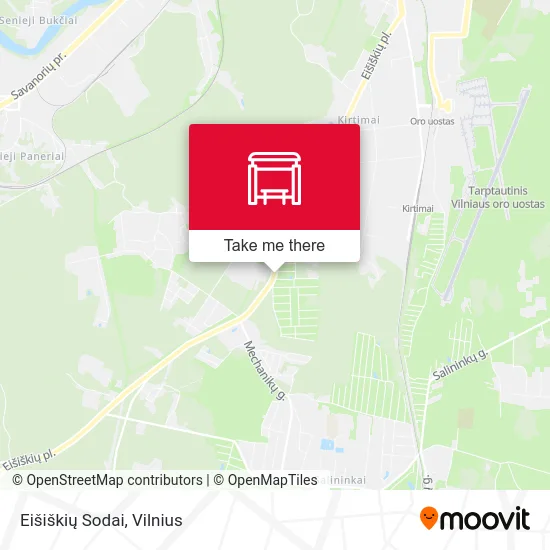 Eišiškių Sodai map