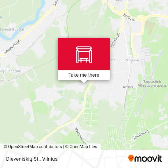 Карта Dieveniškių St.