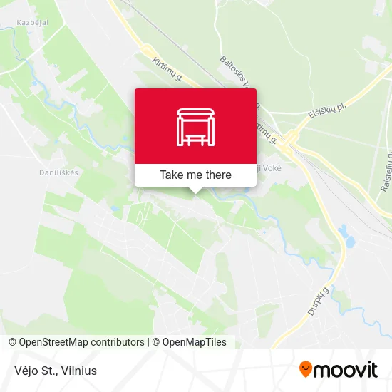 Карта Vėjo St.