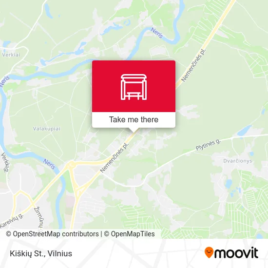 Карта Kiškių St.