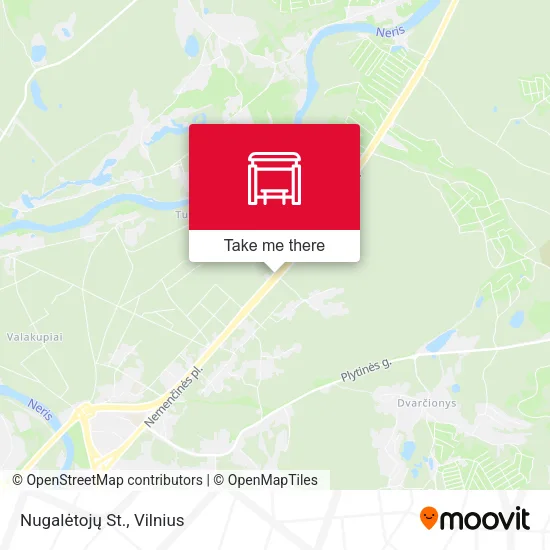 Карта Nugalėtojų St.