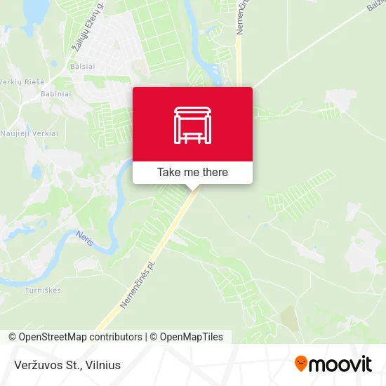 Veržuvos St. map