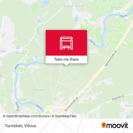 Turniškės map
