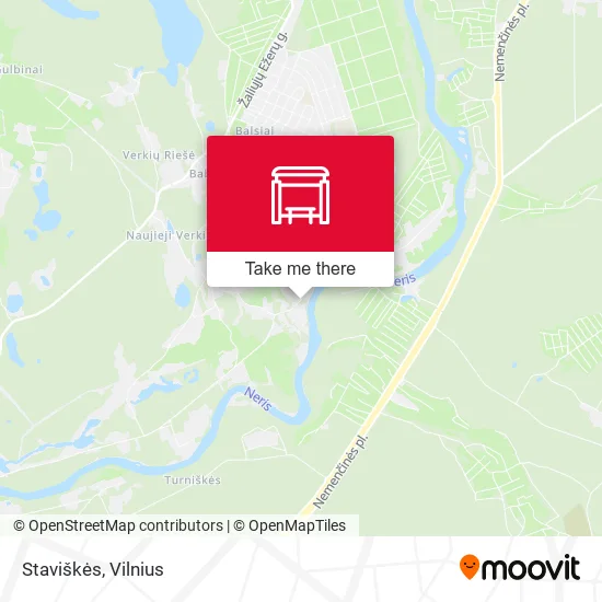 Карта Staviškės