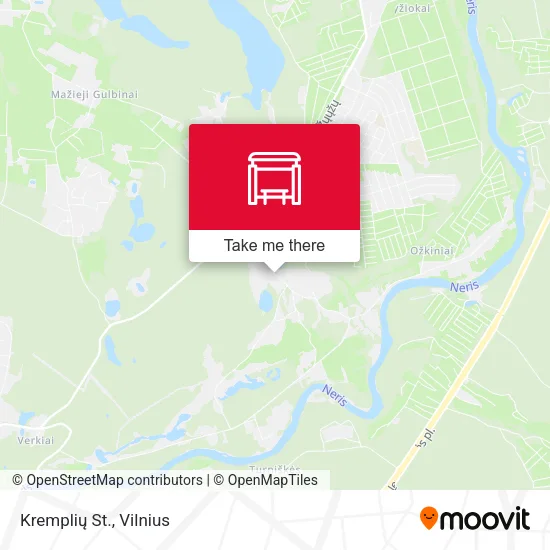 Карта Kremplių St.