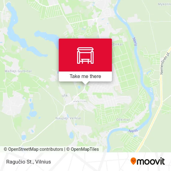 Карта Ragučio St.