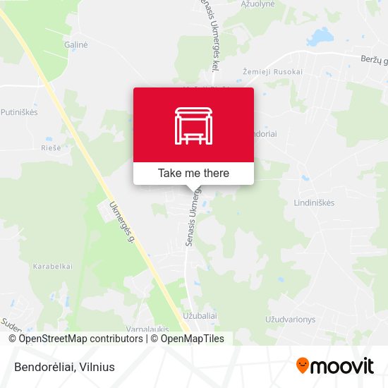 Карта Bendorėliai