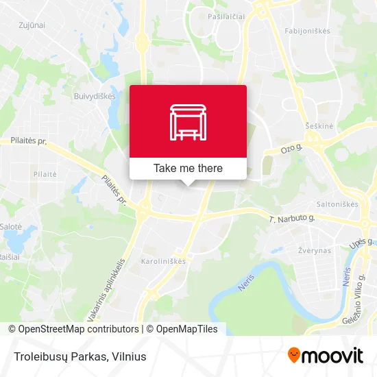 Troleibusų Parkas map