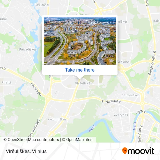 Карта Viršuliškės