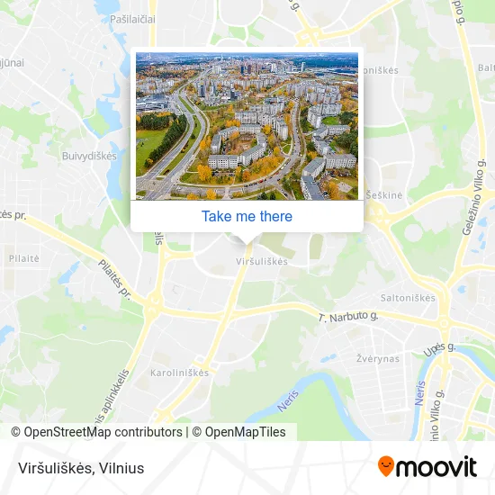 Карта Viršuliškės