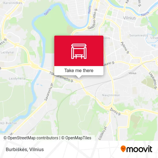 Карта Burbiškės