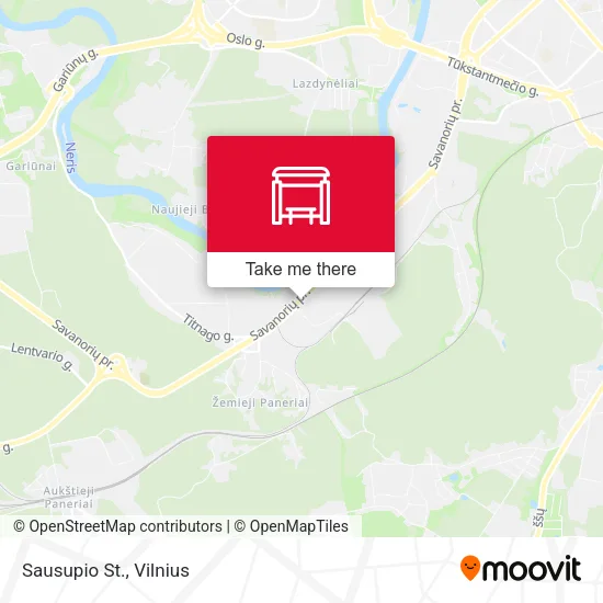 Карта Sausupio St.