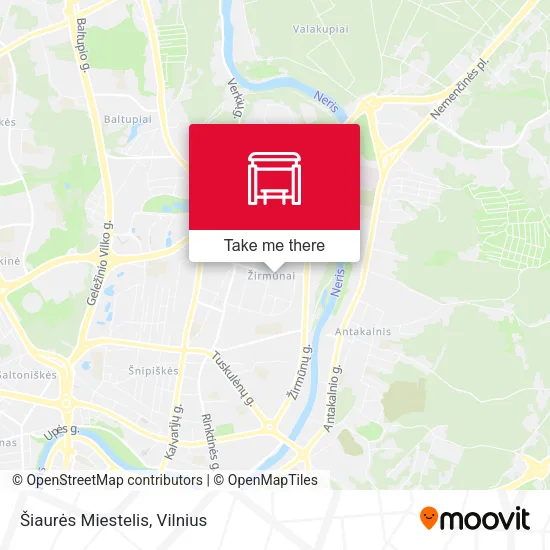 Карта Šiaurės Miestelis