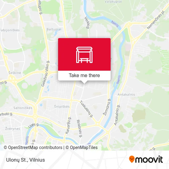 Карта Ulonų St.