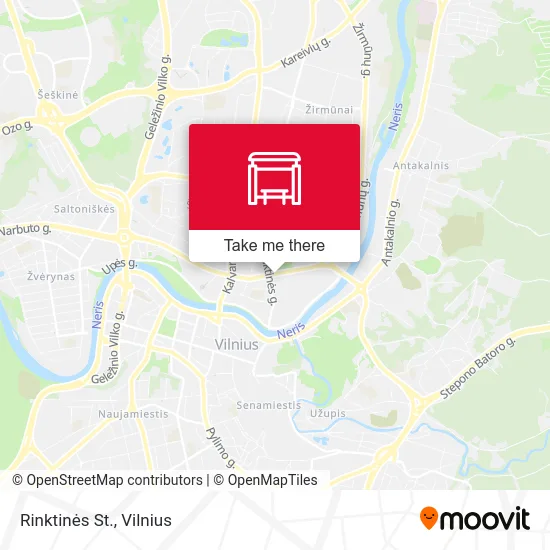 Карта Rinktinės St.