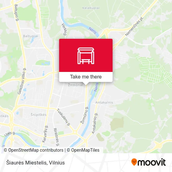 Карта Šiaurės Miestelis