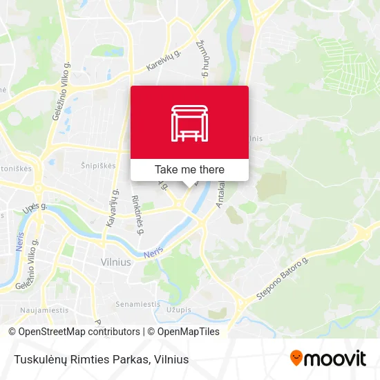 Карта Tuskulėnų Rimties Parkas