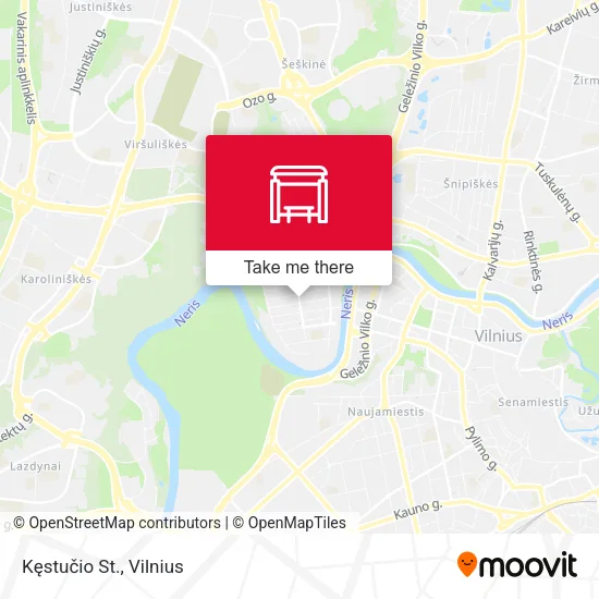 Карта Kęstučio St.