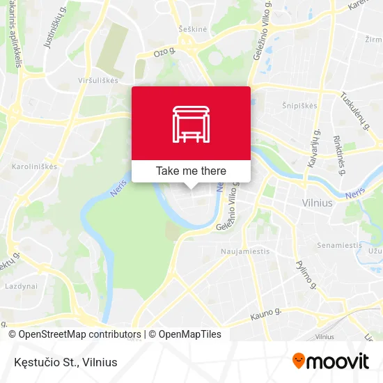 Карта Kęstučio St.