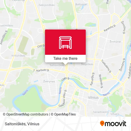 Карта Saltoniškės