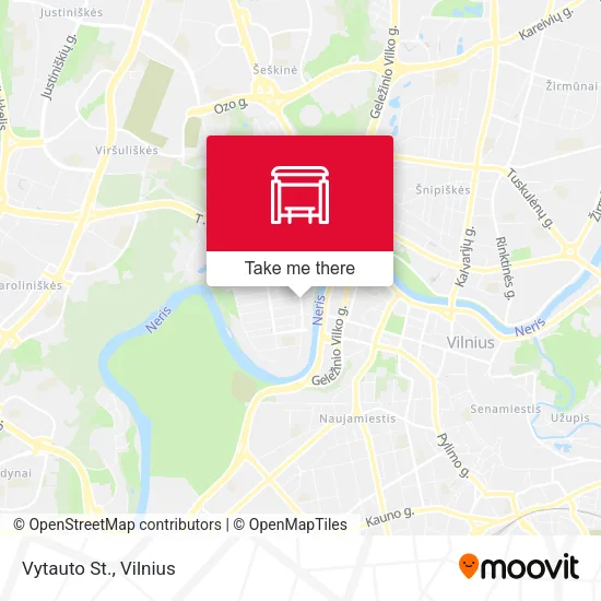 Карта Vytauto St.