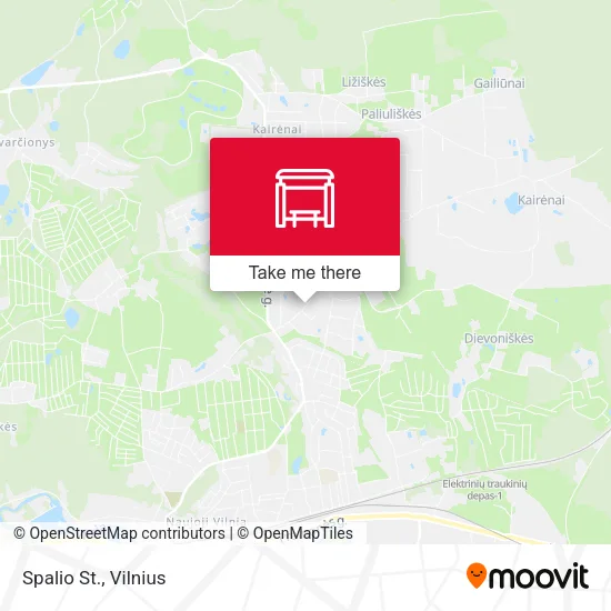 Карта Spalio St.