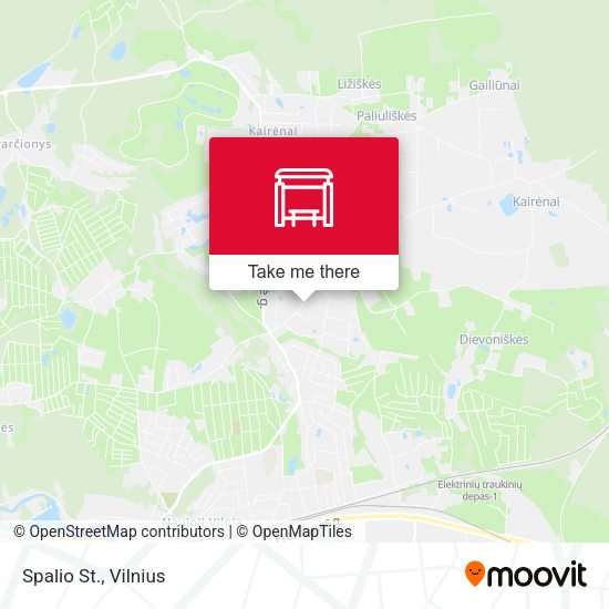 Карта Spalio St.