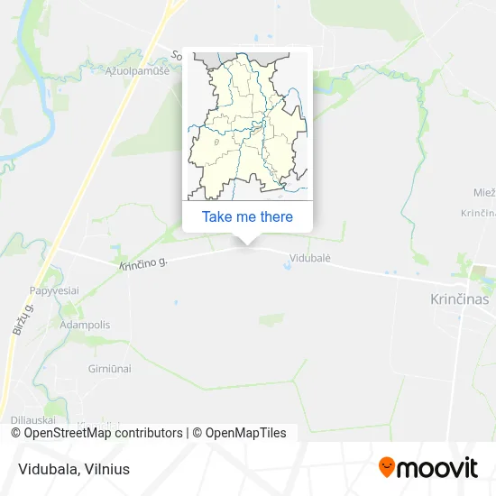 Vidubala map