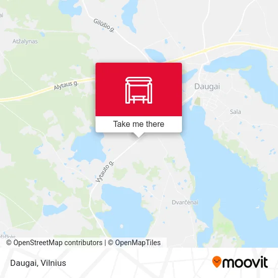 Карта Daugai