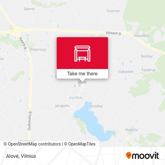 Карта Alovė