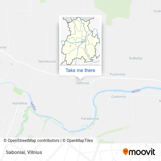 Saboniai map