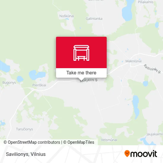 Карта Savilionys