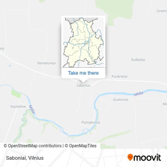 Saboniai map