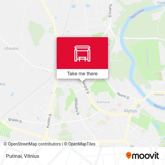 Карта Putinai