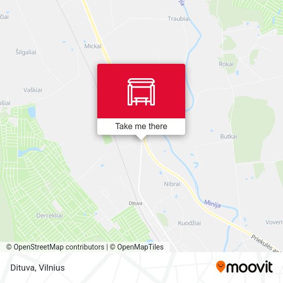 Карта Dituva