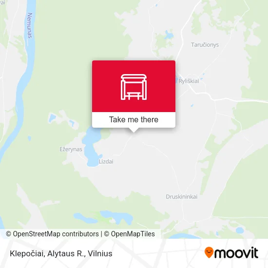 Карта Klepočiai, Alytaus R.