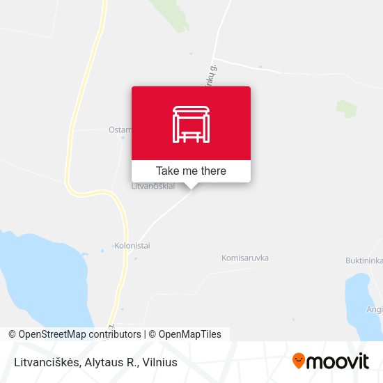 Карта Litvanciškės, Alytaus R.