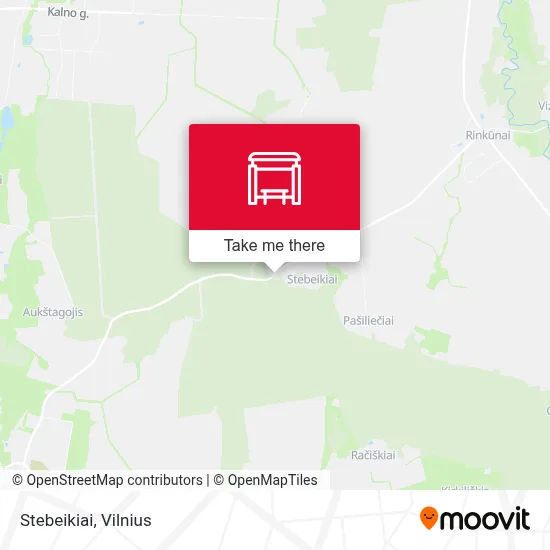 Stebeikiai map