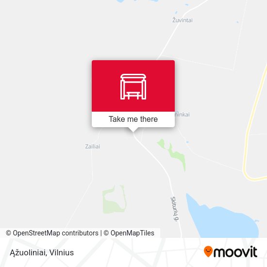 Карта Ąžuoliniai