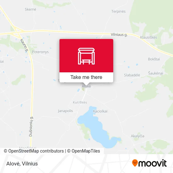 Карта Alovė