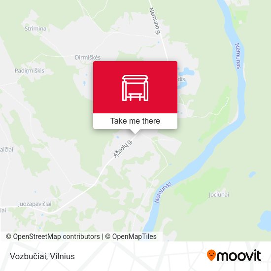 Карта Vozbučiai