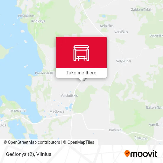Карта Gečionys (2)