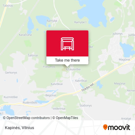 Карта Kapinės
