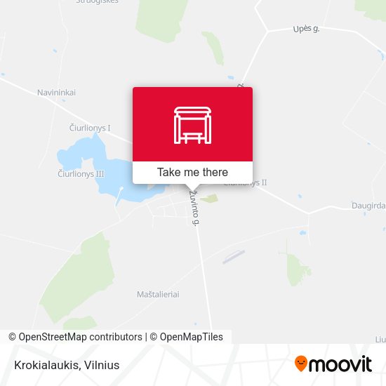 Карта Krokialaukis