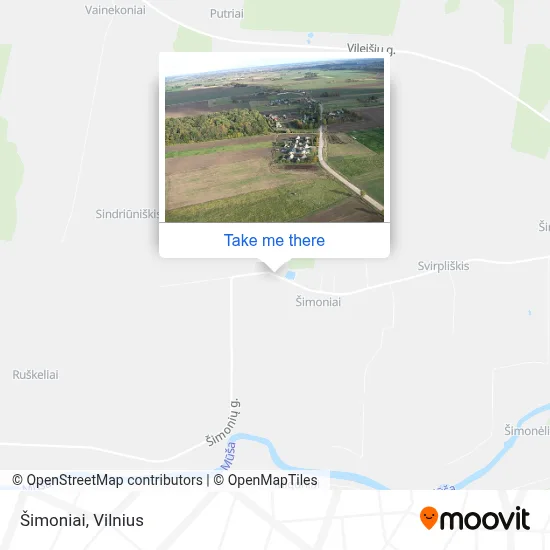 Šimoniai map