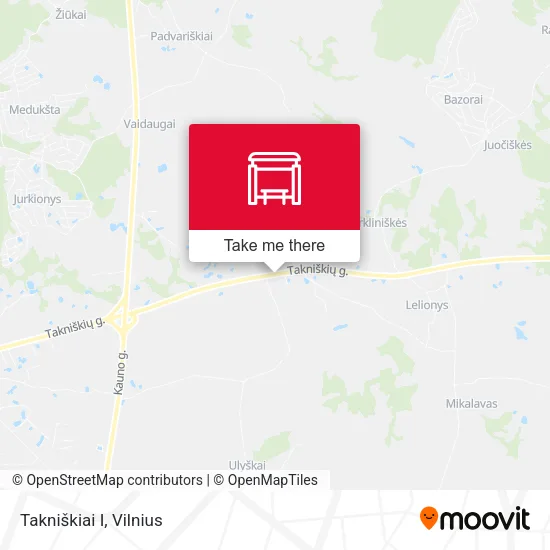 Карта Takniškiai I