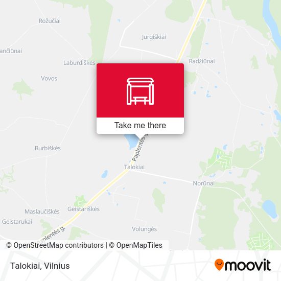 Карта Talokiai