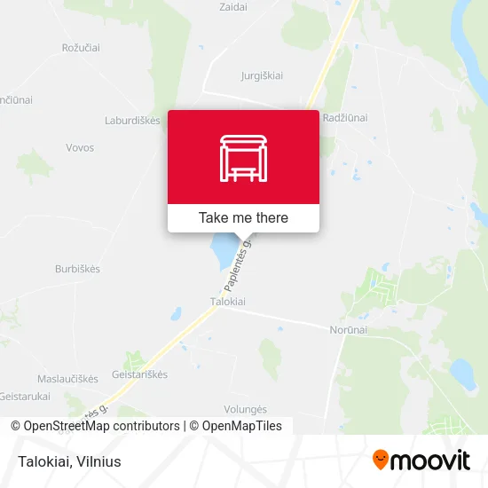 Карта Talokiai