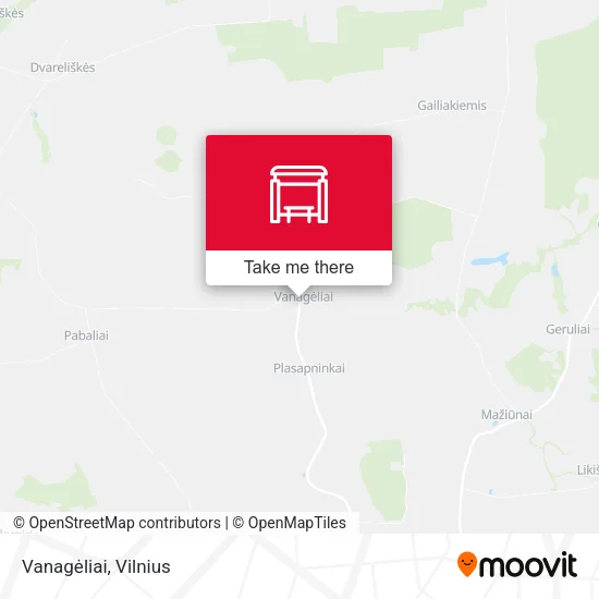 Карта Vanagėliai