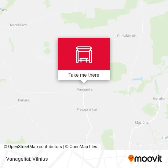 Карта Vanagėliai